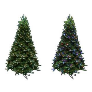 Home Accents Holiday 7.5 ft. Mount Everest Spruce EZ Power Artificial Christmas Tree with 520 Color Choice LED Lights 7207008 P62HO