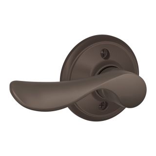 Schlage Champagne Oil Rubbed Bronze Residential Left Handed Dummy Door Lever