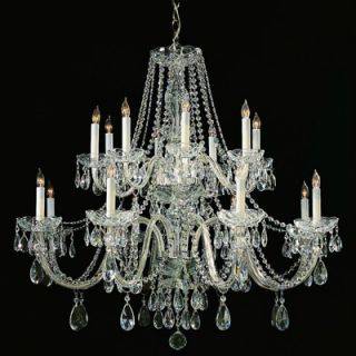 Bohemian 16 Light Candle Chandelier by Crystorama