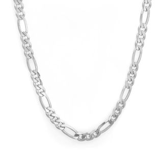 Sterling Essentials 30 inch Sterling Silver Figaro Chain (4.5mm