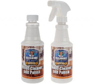 Don Asletts Set of 2 16oz. Professional Wood Cleaner and Polish —
