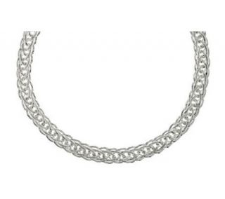 As Is Sterling 20 Bold Polished Woven Necklace, 39.0g —