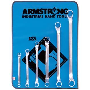 Armstrong 6 pc. 12 pt. Full Polish 45 degree Offset Box Wrench Set