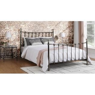 Dorel Home Furnishings Merano Antique Brass Queen Bed   Home
