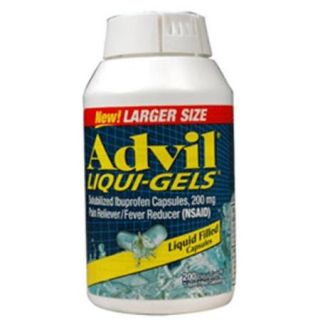 Advil 200 mg Liqui Gels 200 ea (Pack of 2)