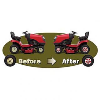 Good Vibrations Wheelies 8 Tractor Wheel Covers   2 pack   Lawn