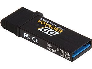 CORSAIR Flash Voyager GO 64GB USB 3.0 OTG Flash Drive Model CMFVG 64GB NA