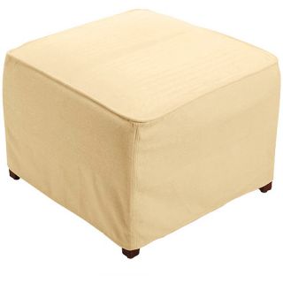 Dorel   Ottoman Slipcover, Butter