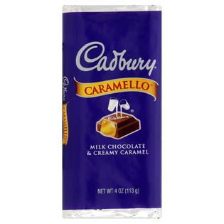 Cadbury  Caramello Milk Chocolate, & Creamy Caramel, 4 oz (113 g)