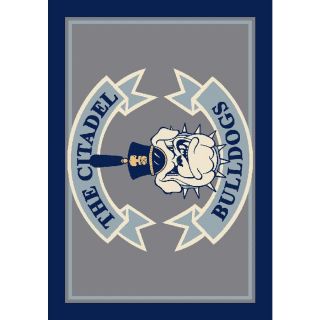 Milliken 2 ft 8 in x 3 ft 10 in Rectangular NCAA Citadel Bulldogs Accent Rug