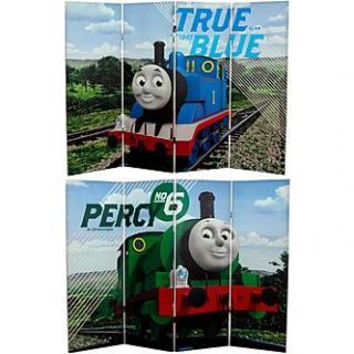 Oriental Furniture 4 ft. Tall Double Sided Thomas and Percy Canvas