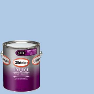 Glidden DUO Martha Stewart Living 1 gal. #MSL155 01S Stratosphere Semi Gloss Interior Paint with Primer DISCONTINUED MSL155 01S