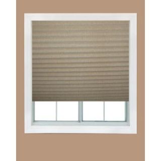 Redi Shade Natural Fabric Light Blocking Pleated Shade   36 in. W x 72 in. L (4 Pack) 1602519