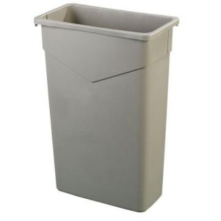 Carlisle TrimLine 23 Gal. Beige Rectangular Trash Can (4 Pack) 34202306
