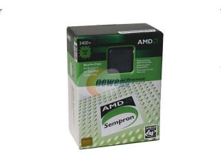 AMD Sempron 64 3400+ Palermo Single Core 2.0 GHz Socket 754 SDA3400BXBOX Processor