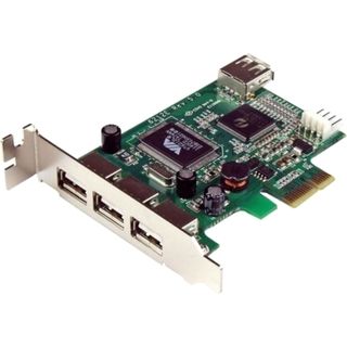 StarTech 4 Port PCI Express Low Profile High Speed USB Card