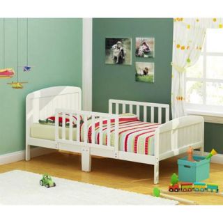 Russell Children Harrisburg XL Guardrail Wooden Toddler Bed, (Choose Your Finish)