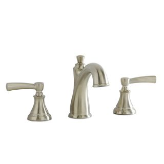 Giagni Mitchell Brushed Nickel 2 Handle Widespread WaterSense Bathroom Faucet (Drain Included)