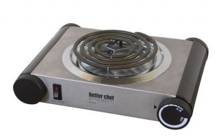 Better Chef IM 301SB Stainless Steel Single Electric Burner