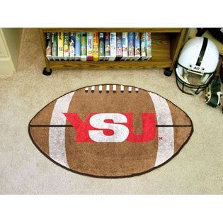 Fanmats Youngstown State Football Rug 22x35   Home   Home Decor