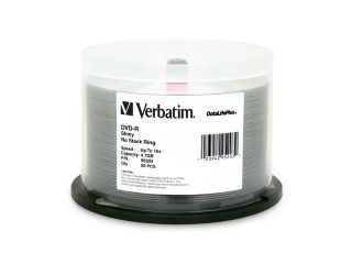 Verbatim DVD R 4.7GB 16X DataLifePlus Shiny Silver Silk Screen Printable   50pk SP