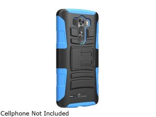 i Blason Blue Dual Layer Holster Case for LG G3 Prime Series LG G3 Prime Blue