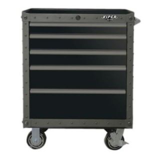 Viper Tool Storage Armor 26 in. 5 Drawer Rolling Cabinet VV2605BLT R