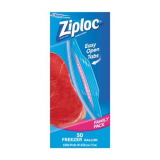 Ziploc Freezer Bags Gallon 50 count