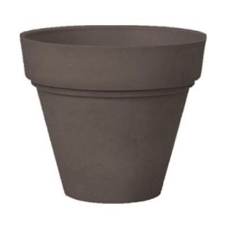 Arcadia Garden Products Traditional 14 in. x 13 in. Dark Charcoal PSW Pot OT35DC