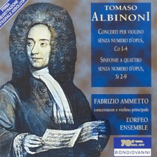 Albinoni Concerti per violino senza numéro dopus