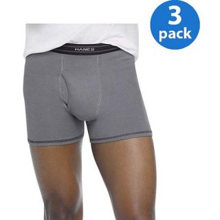 Hanes Men's Xtemp 3 Pack Short Leg Boxer Briefs