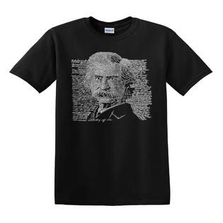 Los Angeles Pop Art Mens Big and Tall Word Art T Shirt   Mark Twain