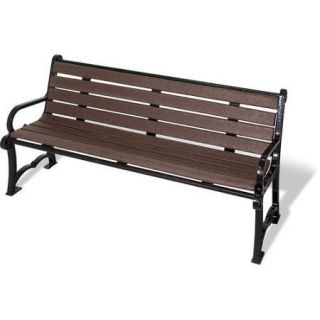 Ultra Play UltraSite Charleston Series Recycled Plastic Bench