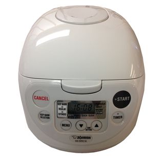 Zojirushi NS WPC10 5.5 Cup Rice Cooker & Warmer   White  