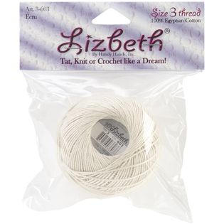 Handy Hands Lizbeth Cordonnet Cotton Size 3 Ecru   Home   Crafts