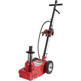 Strongway Air/Hydraulic Quick Lift Service Jack — 35-Ton Capacity, 9 5/8in.–19 1/4in. Lift Range  Air Operated Jacks
