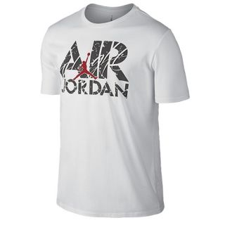 Jordan Flight T Shirt   Mens   Basketball   Clothing   White/Dark Grey/Black