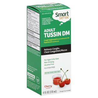 Smart Sense Tussin DM, Adult, Cherry Flavor, 4 fl oz (118 ml)   Health