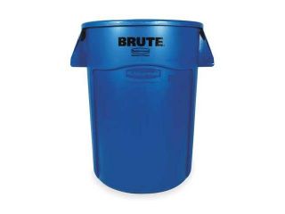 RUBBERMAID FG264360BLUE Utility Container, 44 gal., Plastic, Blue