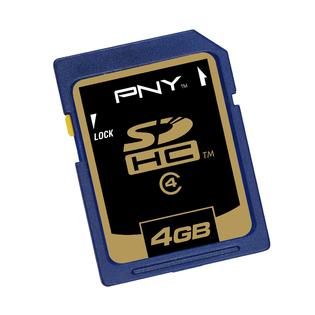 PNY 4GB SD HC Memory Card / Compatible with SDHC Host Devices   TVs