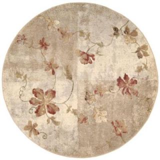 Nourison Somerset Multicolor 5 ft. 6 in. Round Area Rug 226570