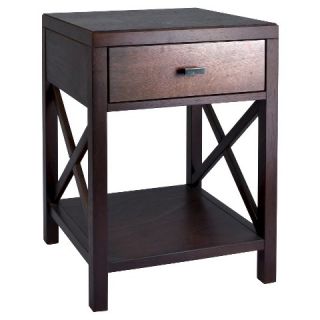 Owings side Table With Drawer espresso   Threshold™