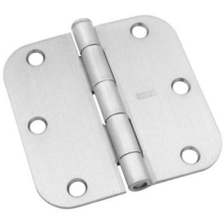 Stanley National Hardware 3 1/2 in. x 3 1/2 in. Satin Chrome Residential Hinge RPRD758 3.5 RES HGE SCHR