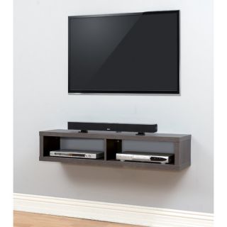 48 Shallow Wall Mounted TV Component Shelf by Martin Home Furnishings