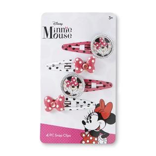 Disney Minnie Mouse Girls 4 Pack Hair Snap Clips   Kids   Kids
