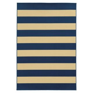 Indoor/Outdoor Rugby Stripe Rug