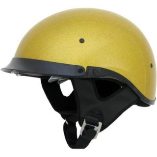 AFX FX 200 Solid Helmet Gold Metal Flake LG