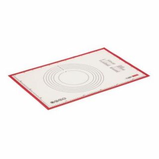 Cake Boss Countertop Accessories 23.5 in. x 15.75 in. Silicone Baking Prep Mat in White 59491
