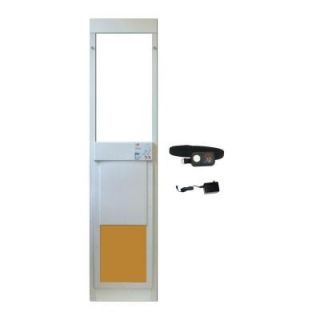 High Tech Pet 12 in. x 16 in. Power Pet Electronic Patio Pet Door for Sliding Glass Doors (includes ultrasonic waterproof collar) PX2 SRG