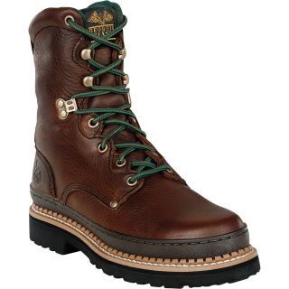 Georgia Giant 8in. Steel Toe Work Boot — Brown, Size 11, Model# G8374  8in.   Above Work Boots